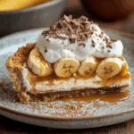 Easy Banoffee Pie Recipe with Caramel and Cream