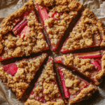 Rhubarb Crumble Tart