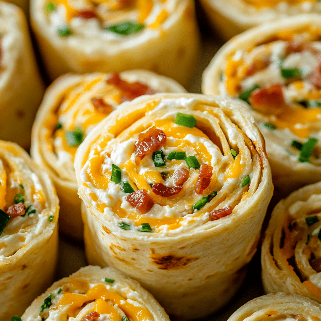 Jalapeño Popper Cream Cheese Pinwheels with Tortillas