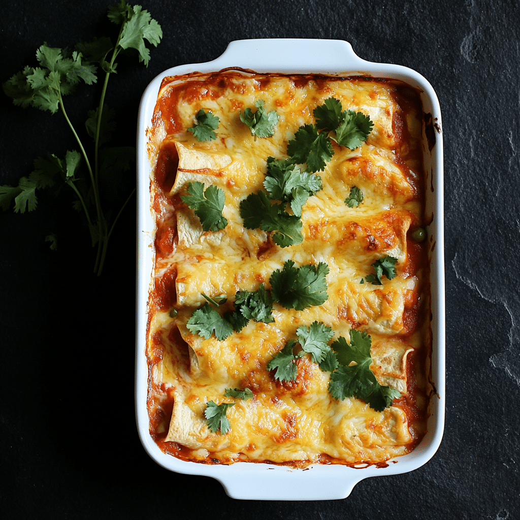 Easy Ground Beef Enchiladas