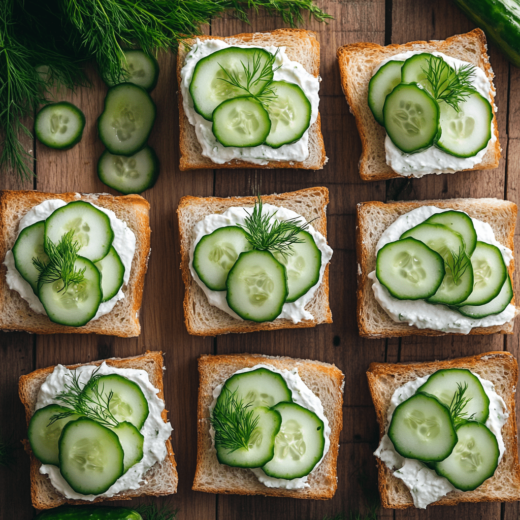 Cucumber Tea Sandwiches