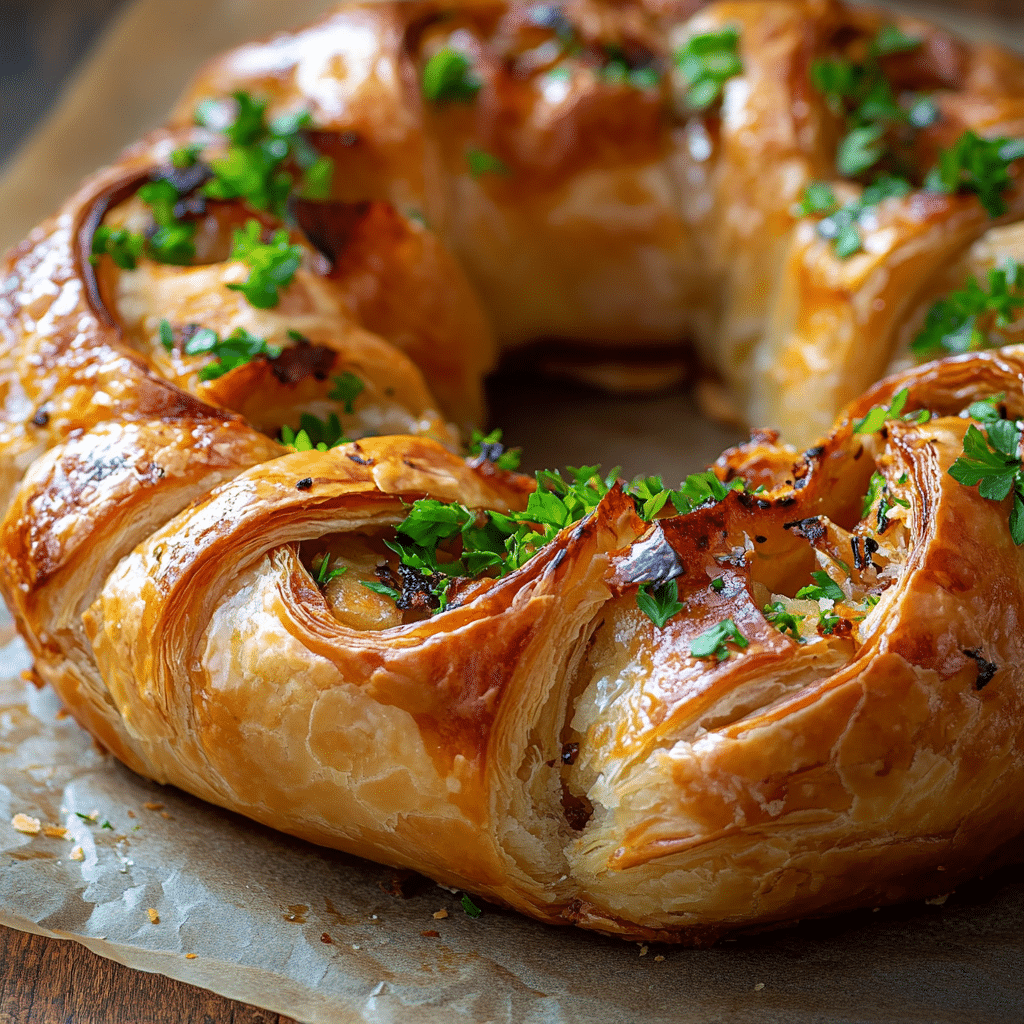 Chicken Alfredo Monkey Bread