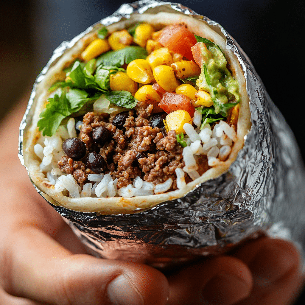 Beef and Bean Burritos