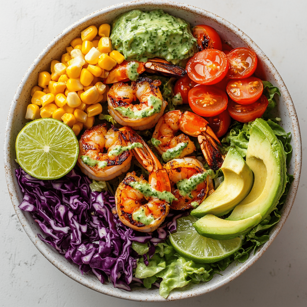 Shrimp Taco Salad