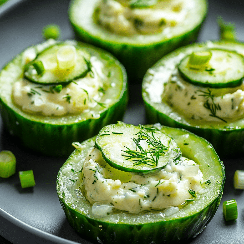 Tuna Cucumber Boats