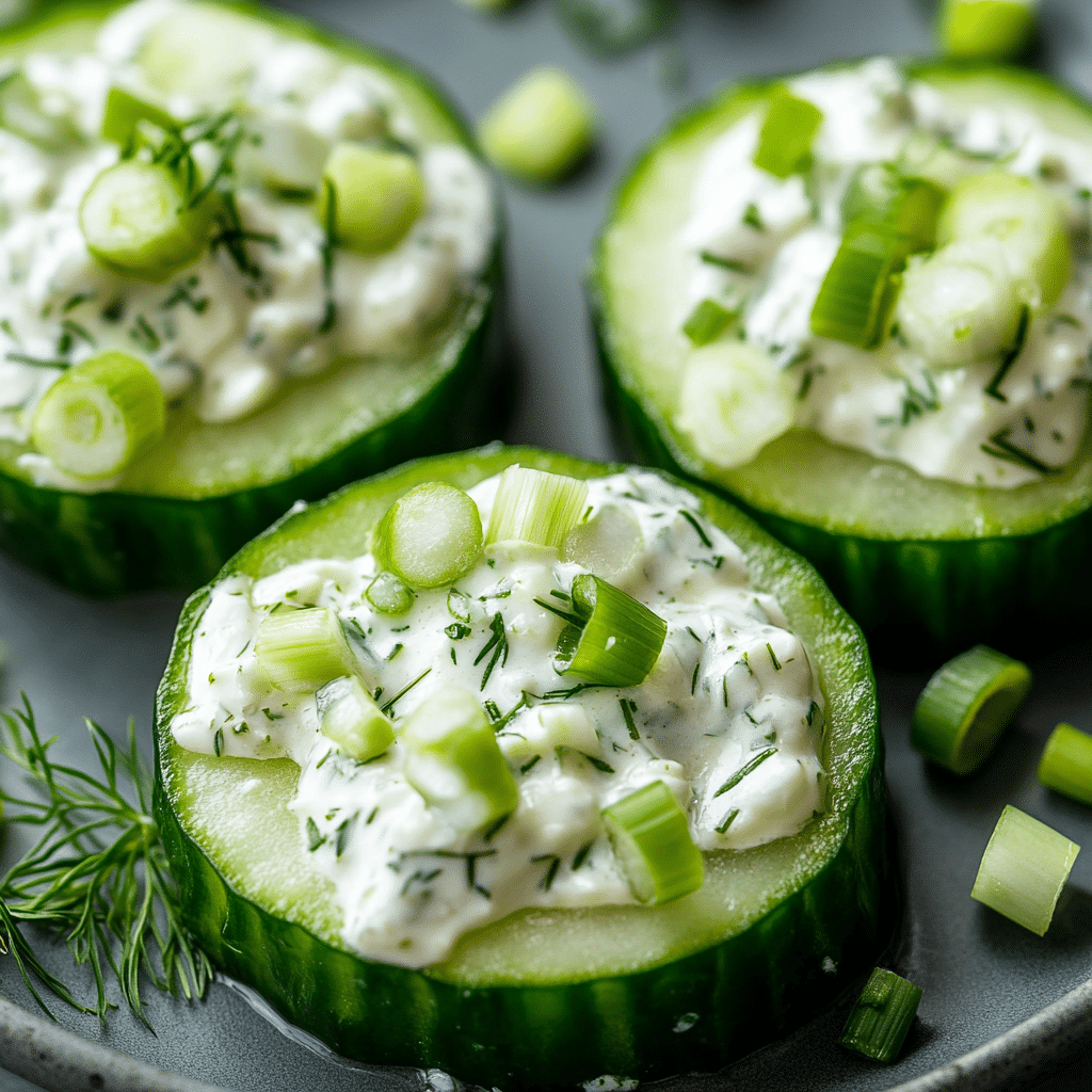 Tuna Cucumber Boats