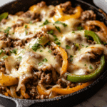 Philly Cheese Beef Skillet