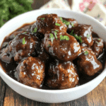 Slow Cooker Honey Garlic Meatballs