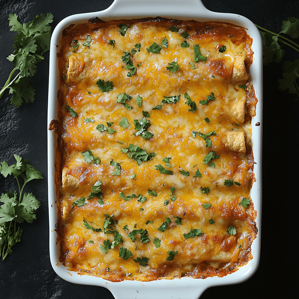 Easy Ground Beef Enchiladas