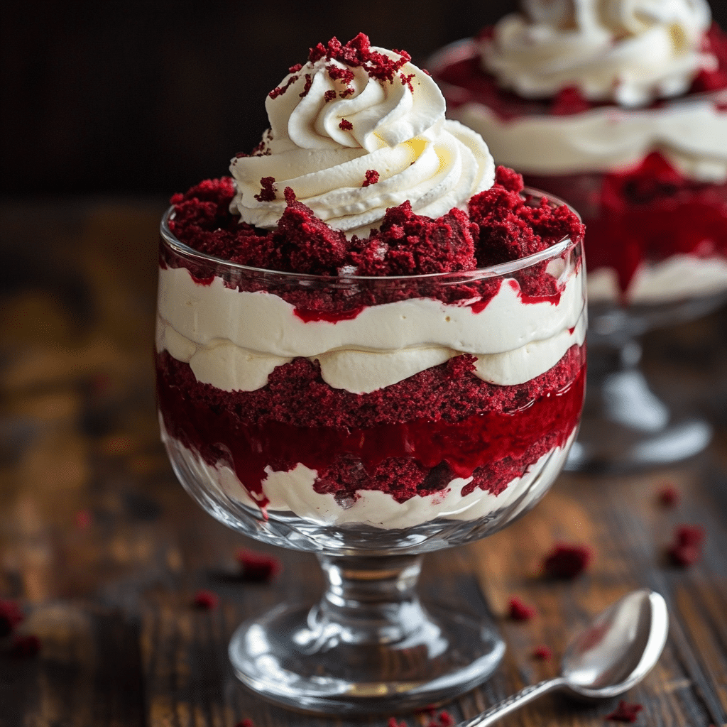 Red Velvet Cheesecake Trifle