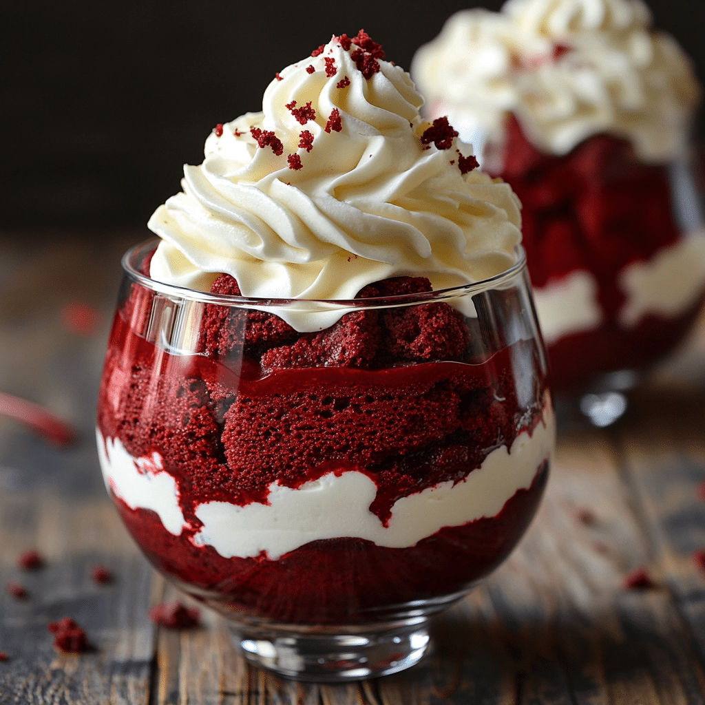 Red Velvet Cheesecake Trifle