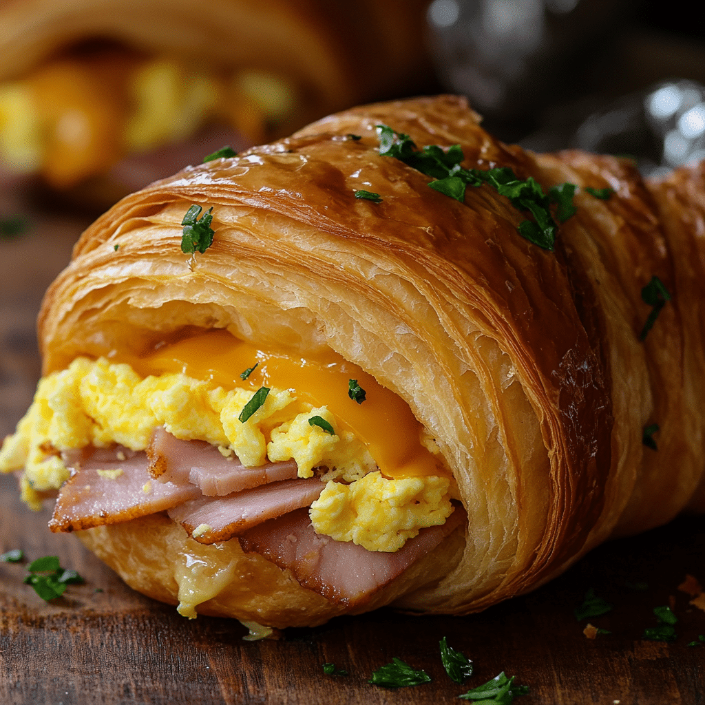 Easy Croissant Breakfast Sandwiches