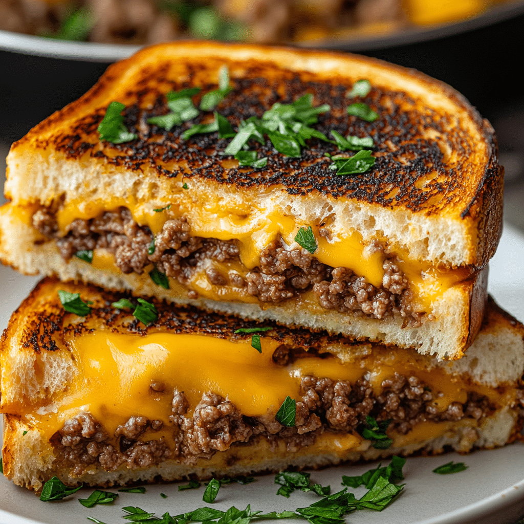 Grilled Cheese Sloppy Joes