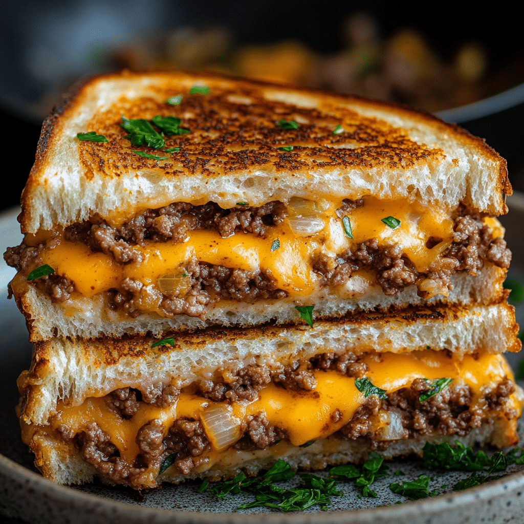 Grilled Cheese Sloppy Joes