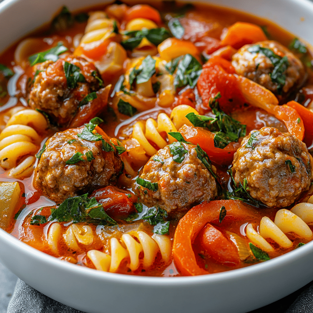 Italian Meatball Soup