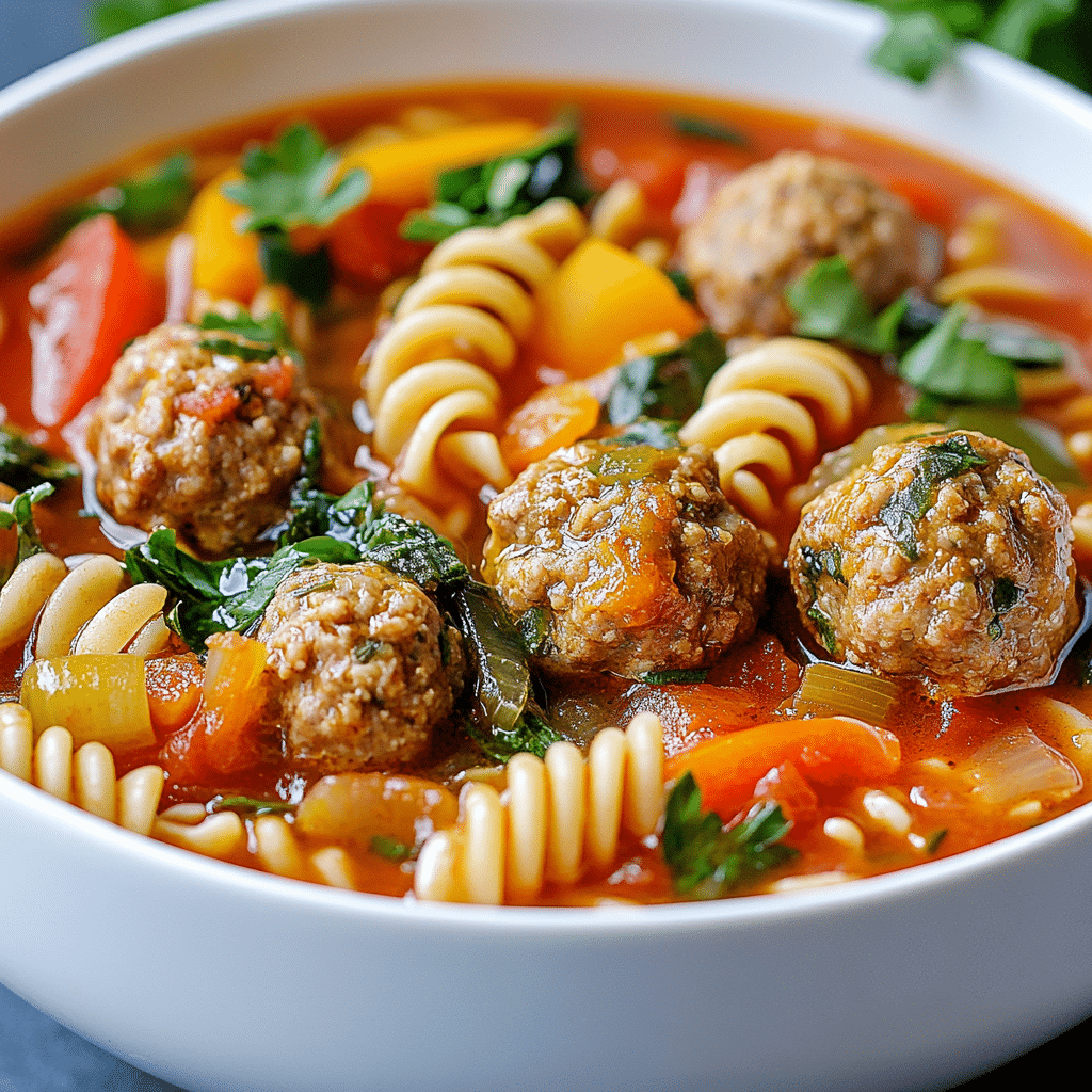 Italian Meatball Soup