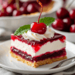 Layered Cherry Cheesecake Dessert