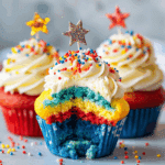 4th of July Firework Cupcakes