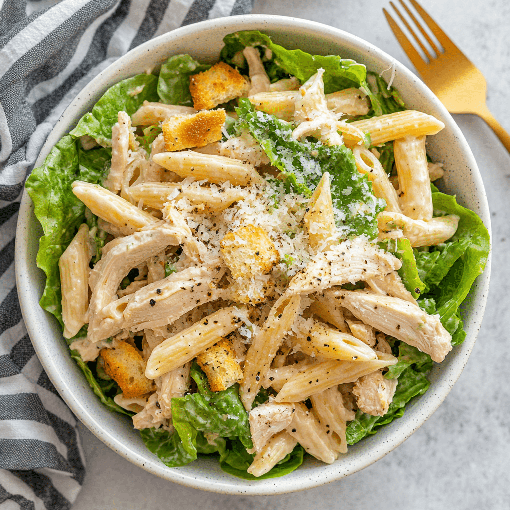Chicken Caesar Pasta Salad