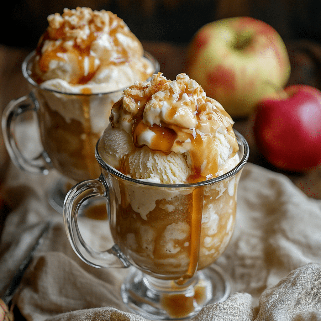 Caramel Apple Cider Float Recipe
