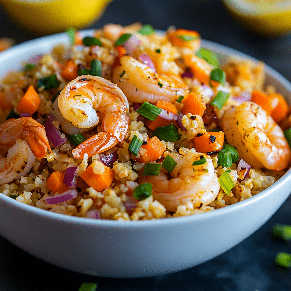 Shrimp Cauliflower Fried Rice