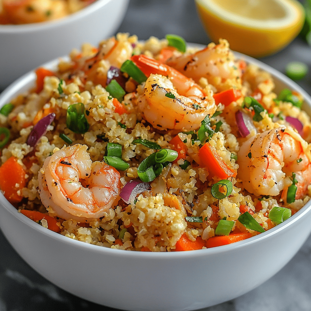 Shrimp Cauliflower Fried Rice