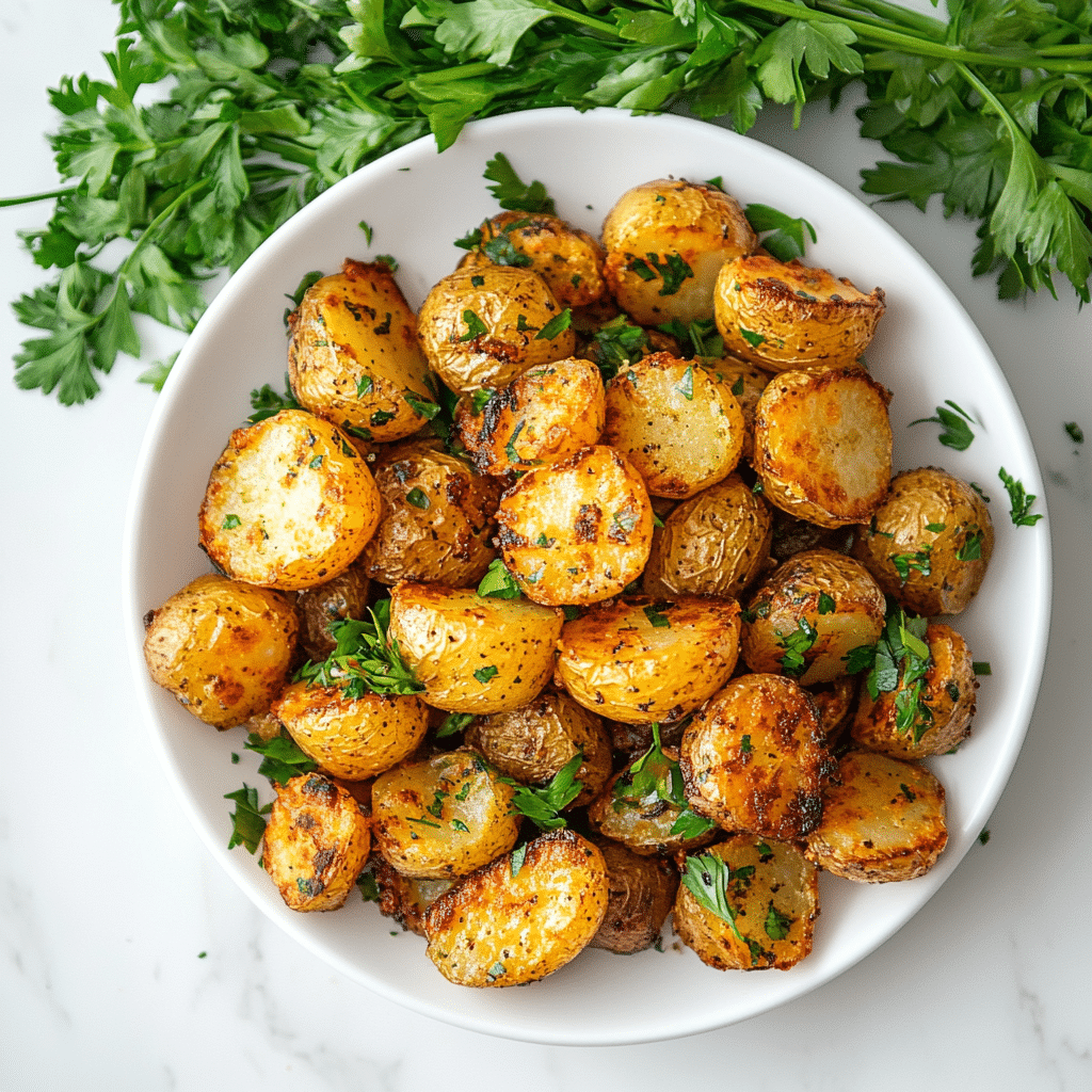 The Best Air Fryer Roasted Baby Potatoes