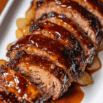 Tasty Meatloaf with Brown Sugar Glaze