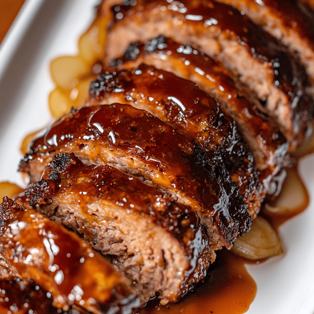 Tasty Meatloaf with Brown Sugar Glaze