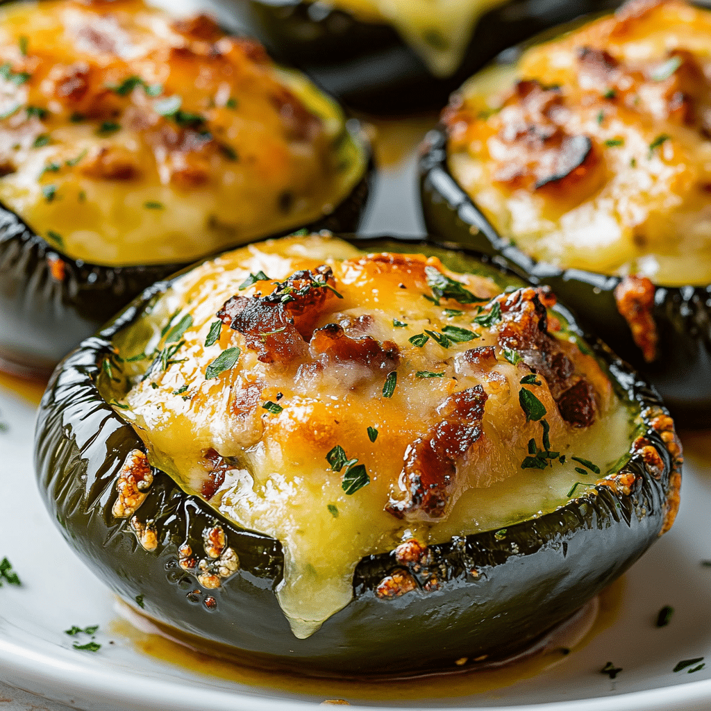 Stuffed Poblano Peppers