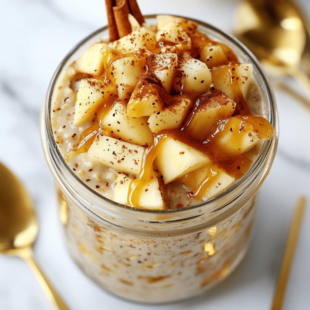 Apple Pie Overnight Oats Recipe