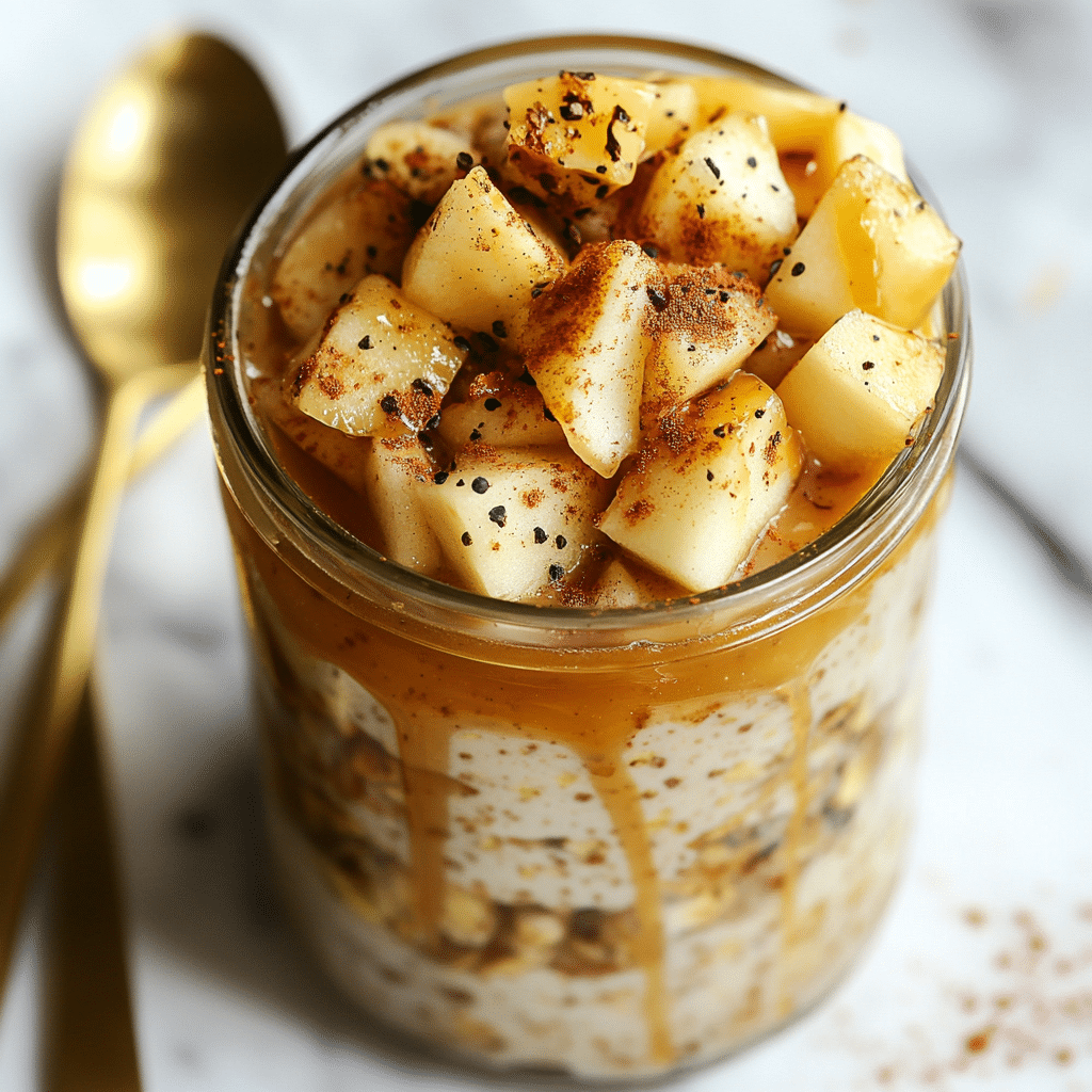 Apple Pie Overnight Oats Recipe