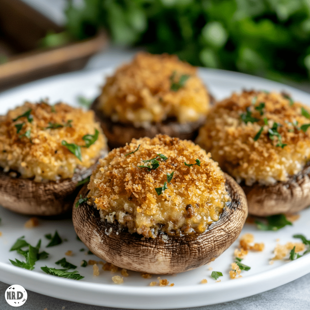 Tasty Italian Sausage Stuffed Mushrooms