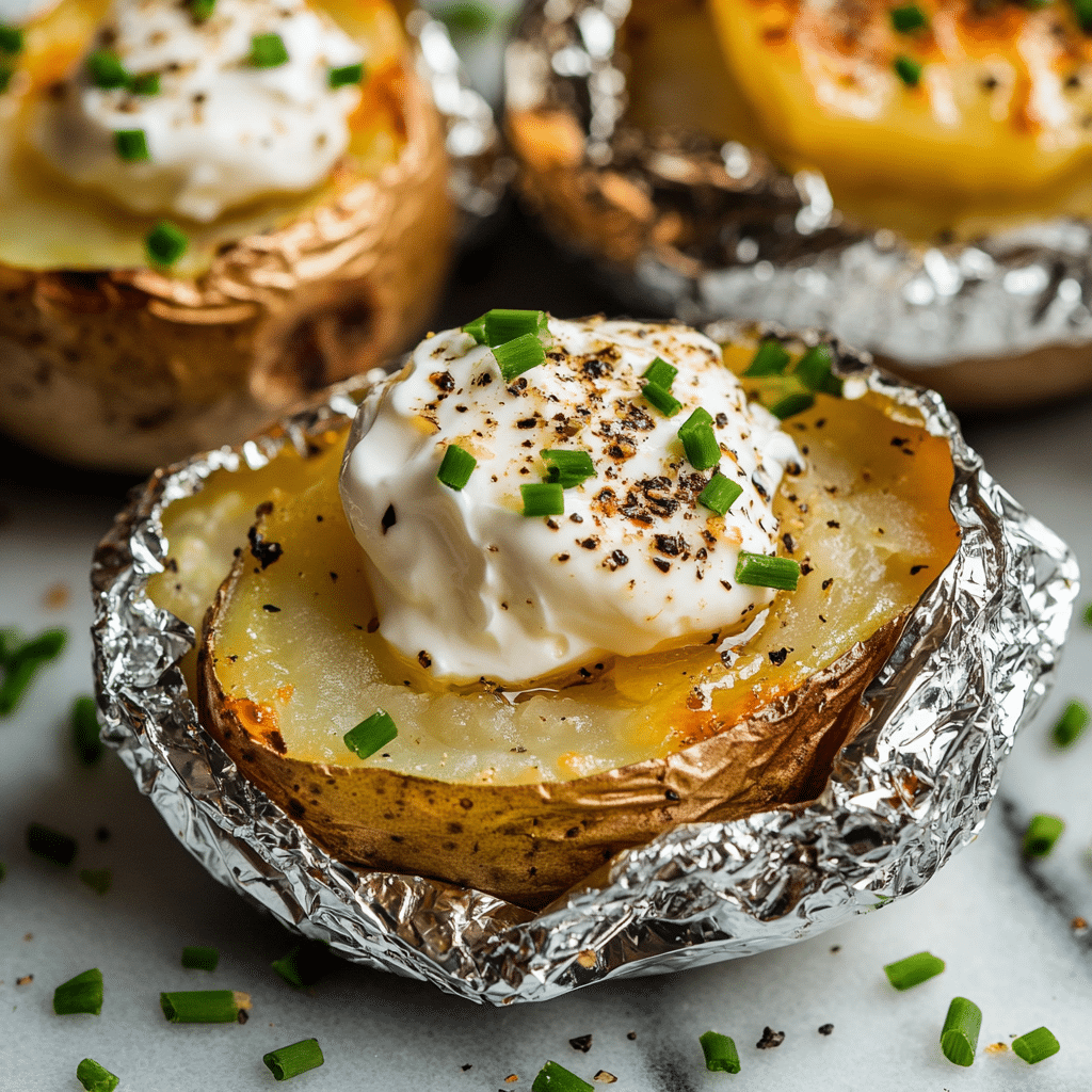 Flavorful Oven Baked Potatoes in Foil