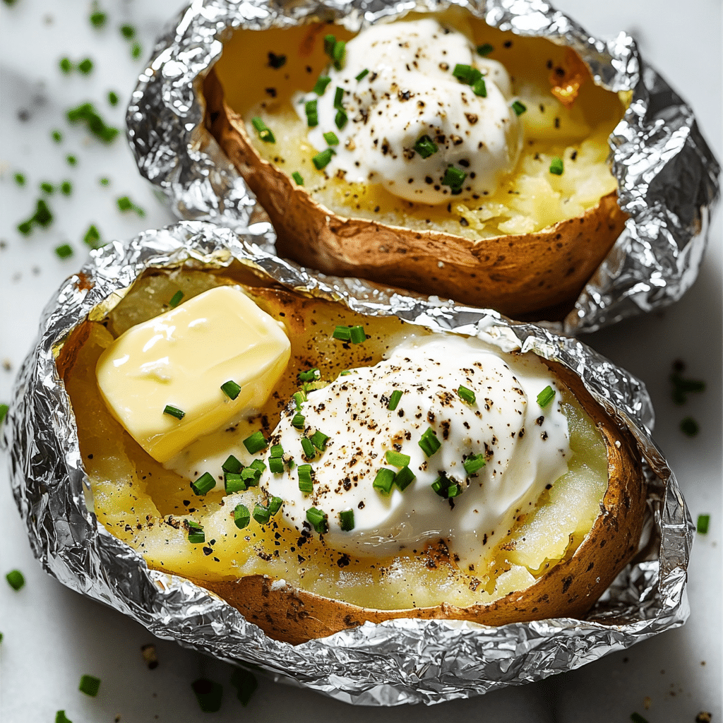 Flavorful Oven Baked Potatoes in Foil