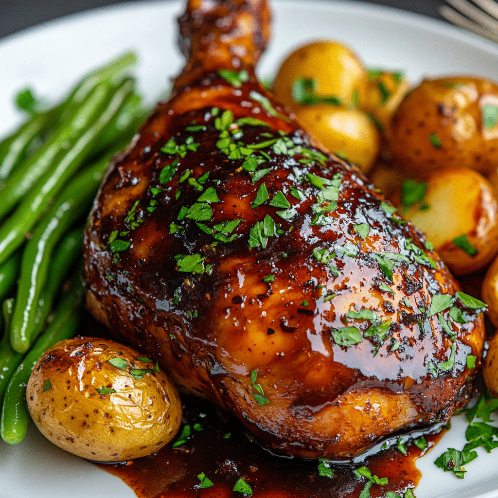 Healthy Crockpot Chicken Leg Quarters