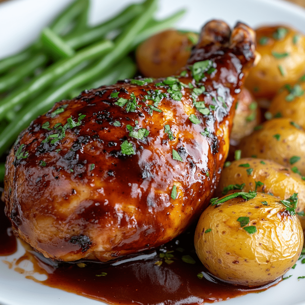 Healthy Crockpot Chicken Leg Quarters