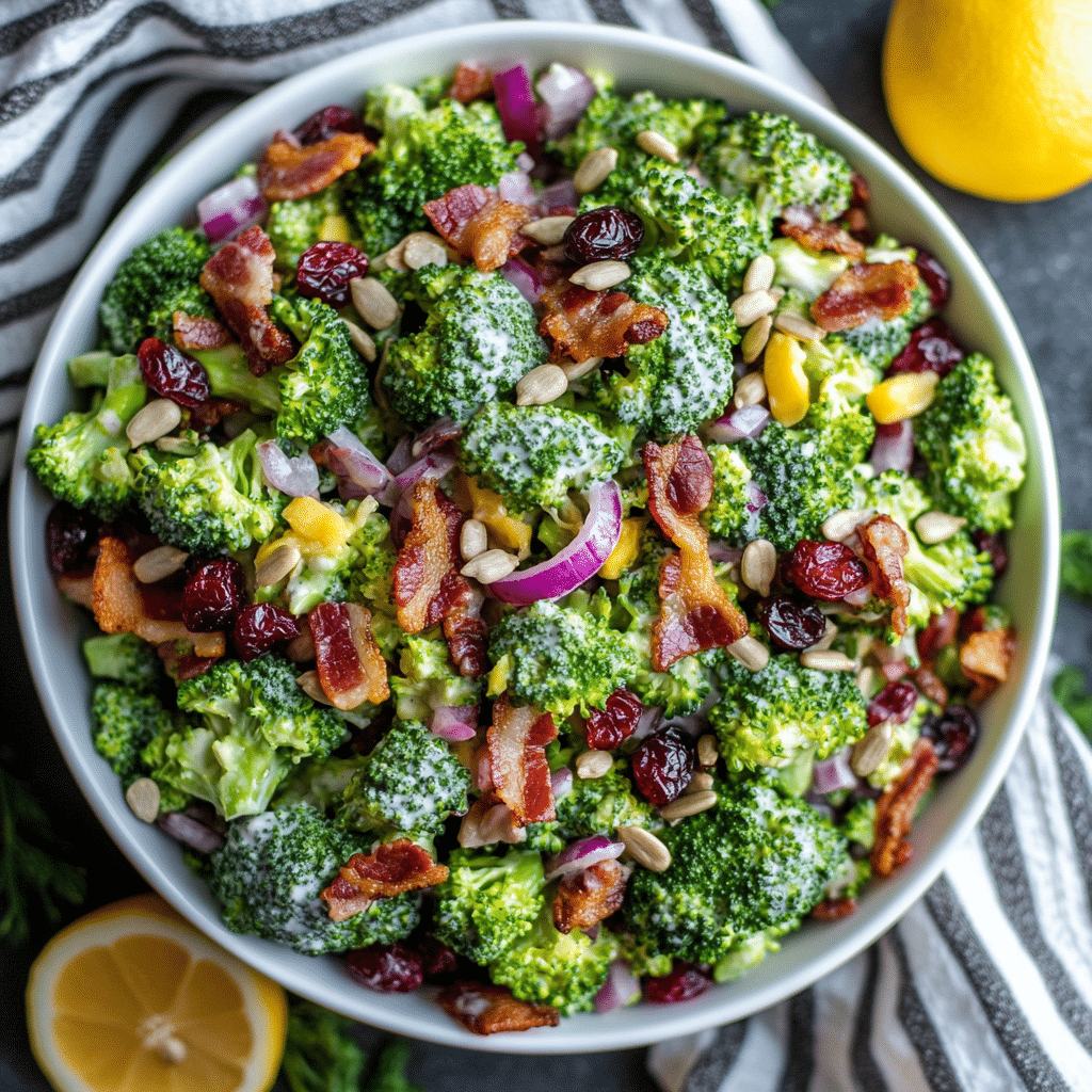 Best Broccoli Salad with Greek Yogurt