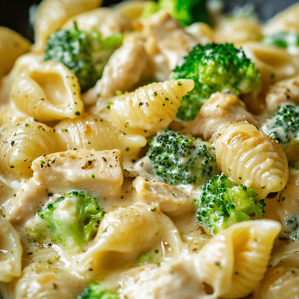 Broccoli Cheddar Mac and Cheese with Chicken