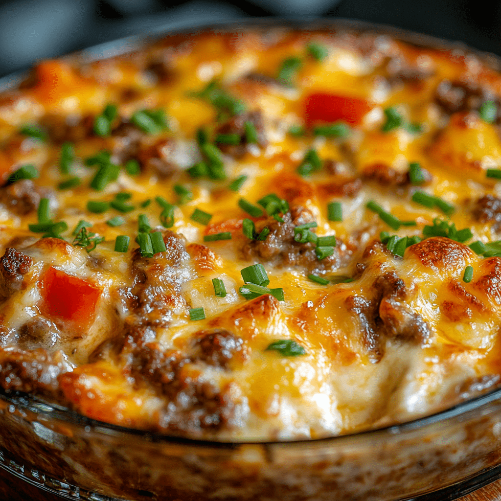 Easy Philly Cheese Steak Casserole Recipe