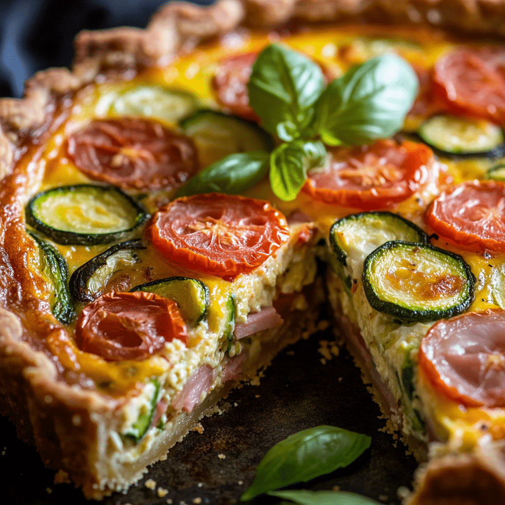 Easy and Delicious Spring Hash Brown Crust Quiche Recipe