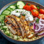 Easy Greek Chicken Bowls Recipe