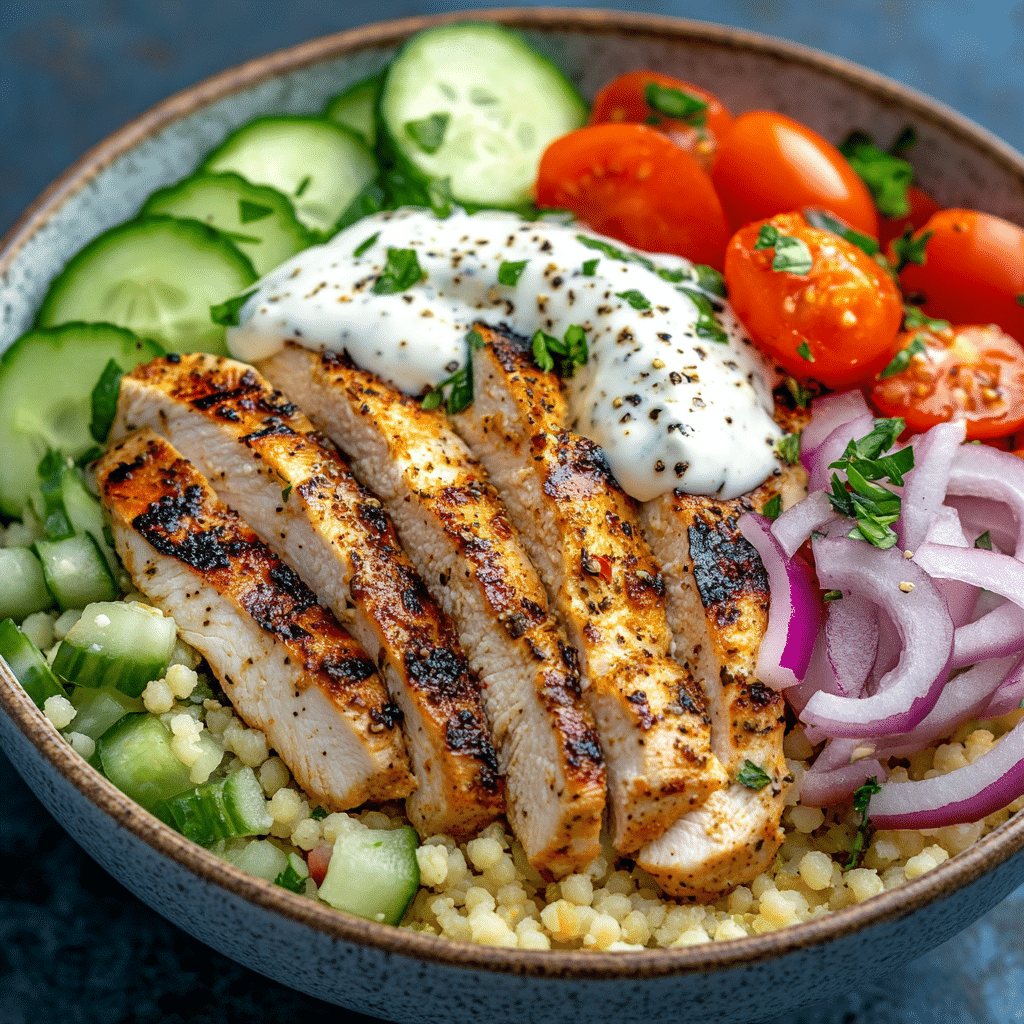 Easy Greek Chicken Bowls Recipe