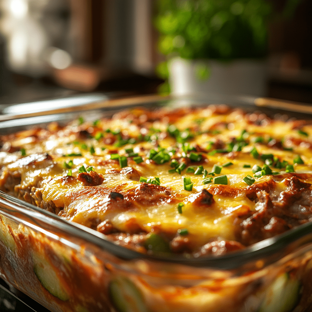Easy Philly Cheese Steak Casserole Recipe