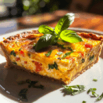 Easy and Delicious Spring Hash Brown Crust Quiche Recipe