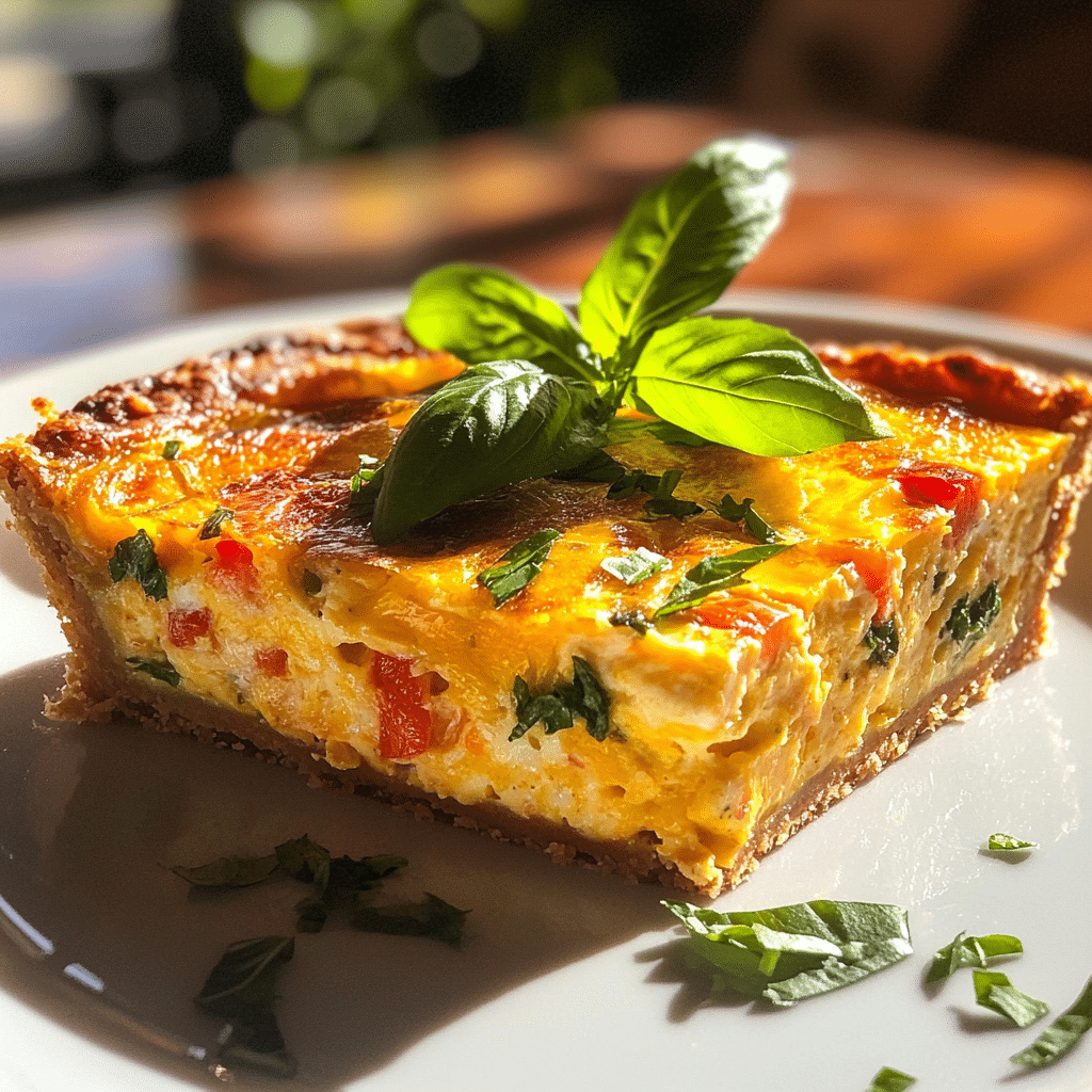 Easy and Delicious Spring Hash Brown Crust Quiche Recipe