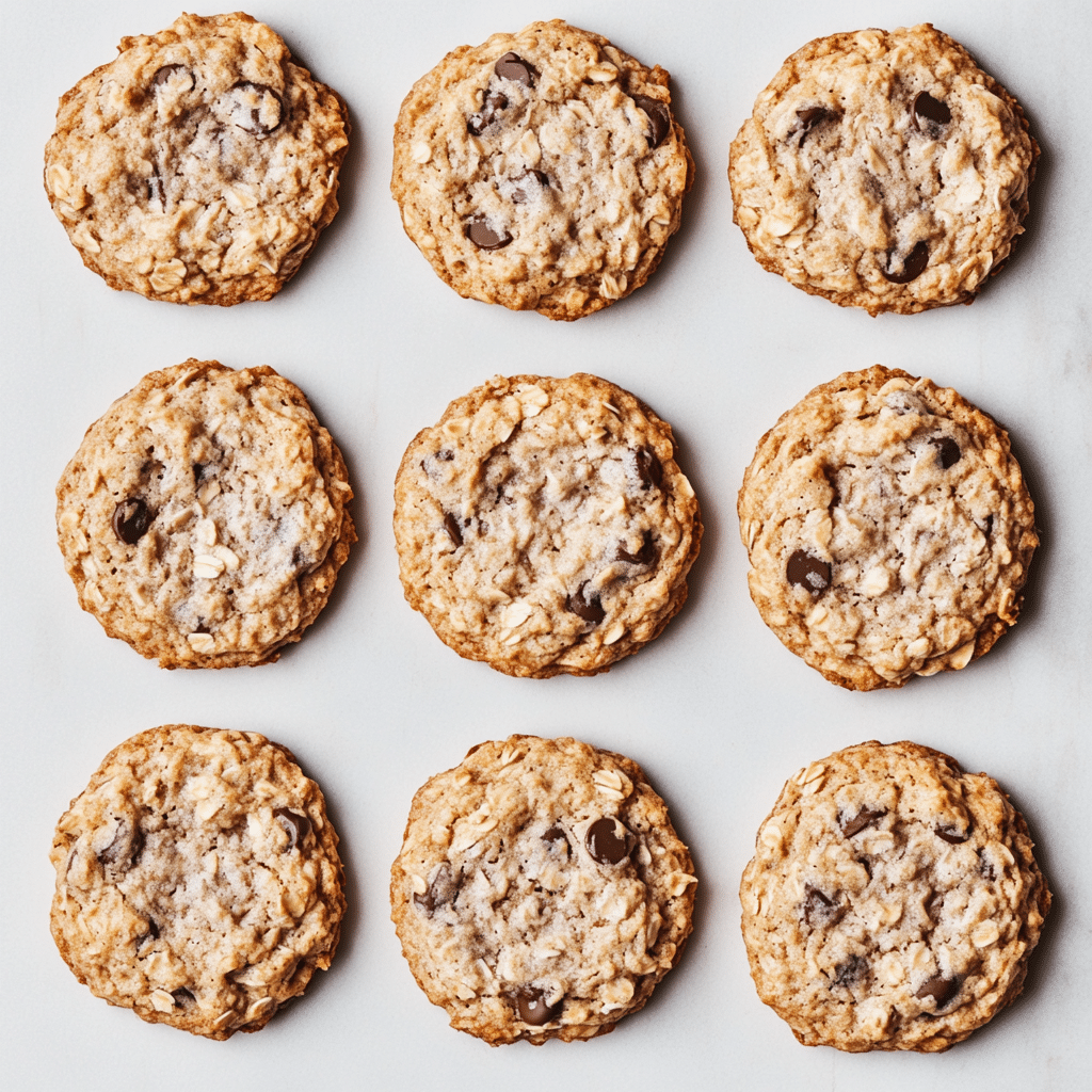 Quick & Easy Oatmeal Chocolate Chip Cookies