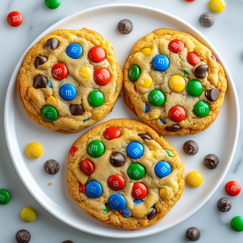 Chocolate Chip M&M’s Cookies