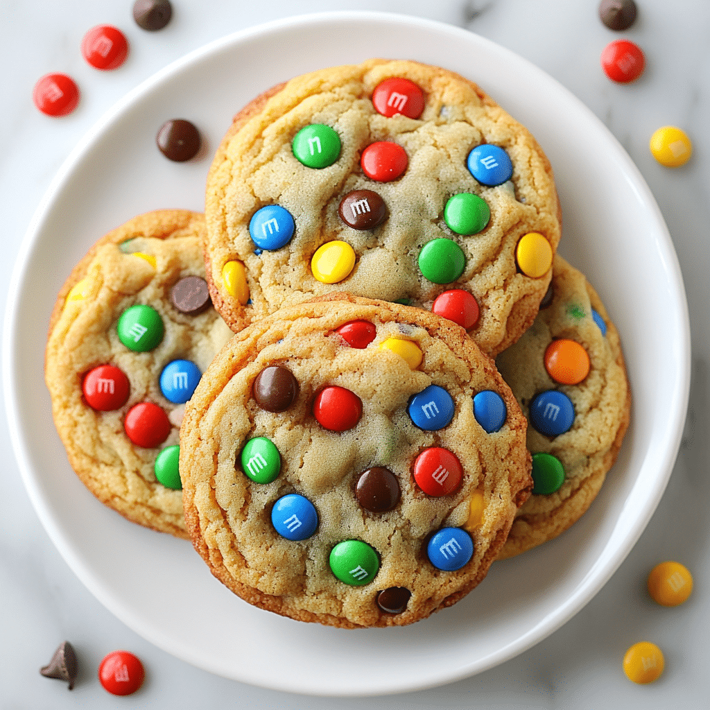 Chocolate Chip M&M’s Cookies