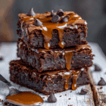 Caramel Chocolate Chip Brownies